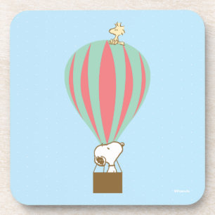 Peanuts   Snoopy & Woodstock Hot Air Balloon Coaster