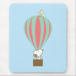 Peanuts | Snoopy & Woodstock Hot Air Balloon Mouse Mat<br><div class="desc">Check out this fun Peanuts design featuring Snoopy and Woodstock.</div>