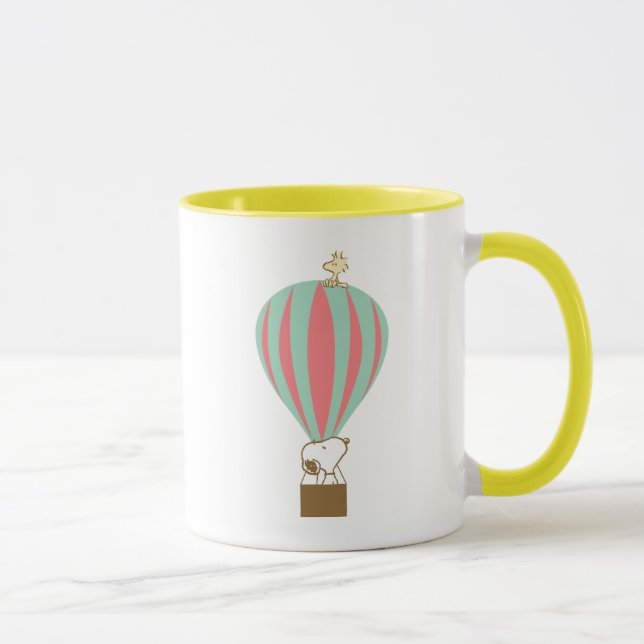 Peanuts | Snoopy & Woodstock Hot Air Balloon Mug (Right)
