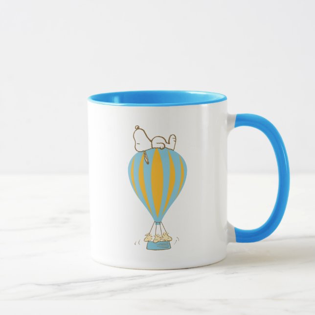 Peanuts | Snoopy & Woodstock Hot Air Balloon Mug (Right)