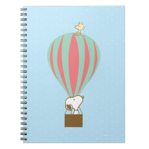 Peanuts   Snoopy & Woodstock Hot Air Balloon Notebook