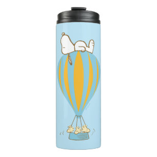 Peanuts Snoopy & Woodstock Hot Air Balloon Thermal Tumbler