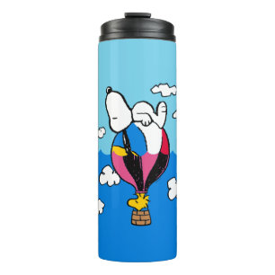 Peanuts Snoopy & Woodstock Hot Air Balloon Thermal Tumbler