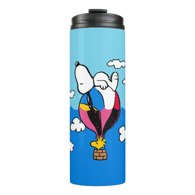 Peanuts | Snoopy & Woodstock Hot Air Balloon Thermal Tumbler (Front)