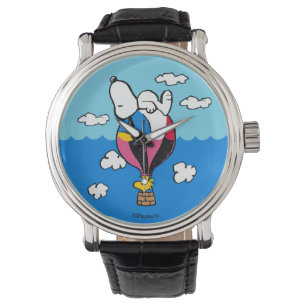 Peanuts   Snoopy & Woodstock Hot Air Balloon Watch