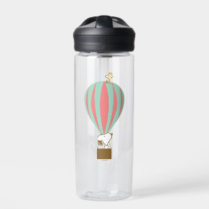 Peanuts   Snoopy & Woodstock Hot Air Balloon Water Bottle