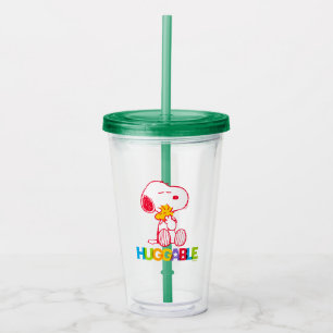 Peanuts Snoopy & Woodstock Huggable Acrylic Tumbler