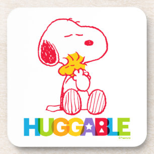 Peanuts Snoopy & Woodstock Huggable Coaster
