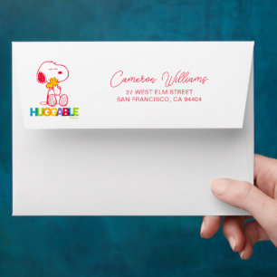 Peanuts   Snoopy & Woodstock Huggable Envelope