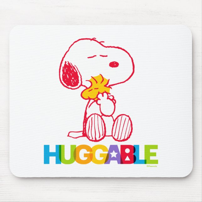 Peanuts | Snoopy & Woodstock Huggable Mouse Mat (Front)