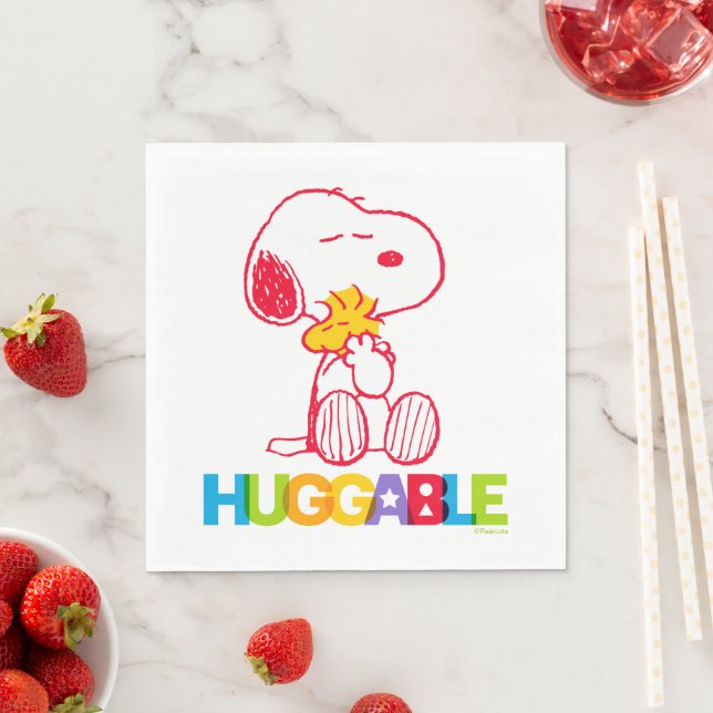 Peanuts | Snoopy & Woodstock Huggable Napkin (Insitu)