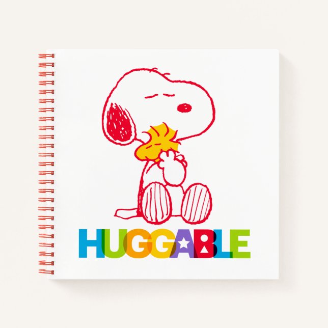 Peanuts | Snoopy & Woodstock Huggable Notebook (Front)
