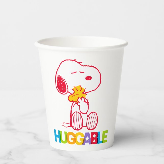 Peanuts | Snoopy & Woodstock Huggable Paper Cups (Front)