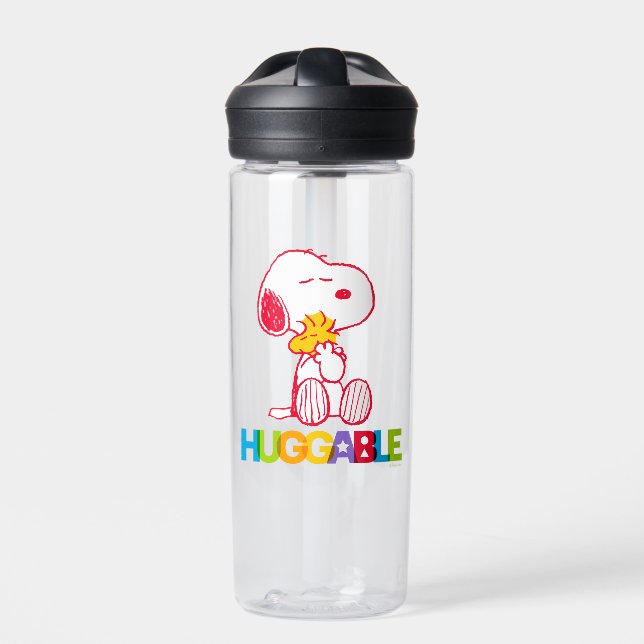 Peanuts | Snoopy & Woodstock Huggable Water Bottle (Front)
