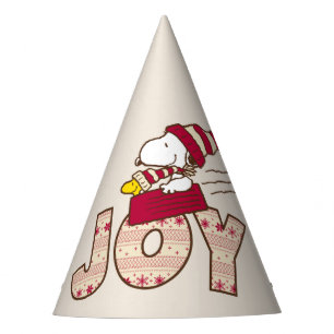 Peanuts Snoopy & Woodstock Joy Sled Ride Party Hat