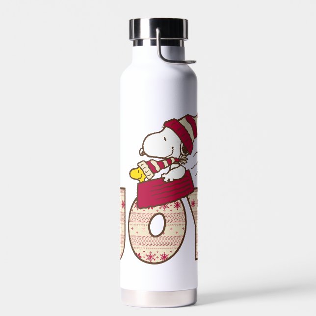 Peanuts | Snoopy & Woodstock Joy Sled Ride Water Bottle (Left)
