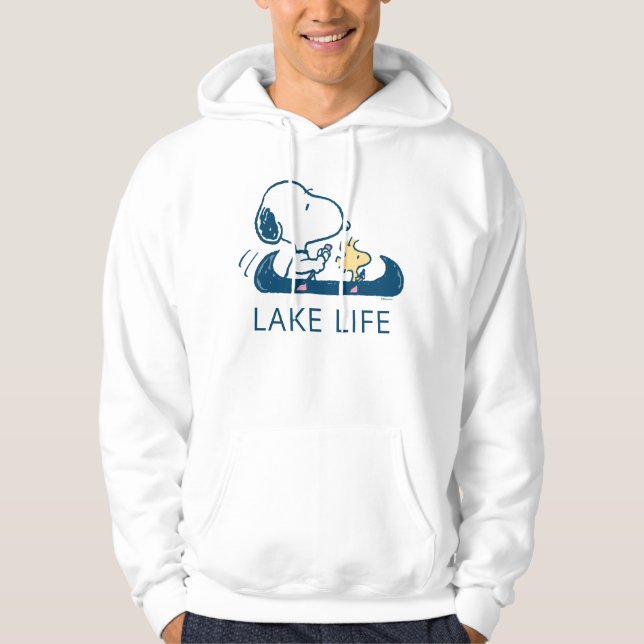 Peanuts | Snoopy & Woodstock Lake Life Hoodie (Front)
