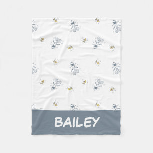 Peanuts   Snoopy & Woodstock Laughing Pattern Fleece Blanket