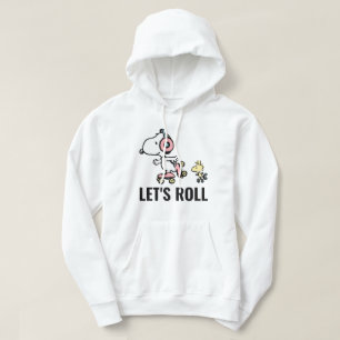 PEANUTS   Snoopy & Woodstock   Let's Roll Hoodie