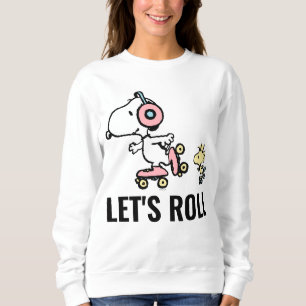 PEANUTS Snoopy & Woodstock Let's Roll Sweatshirt