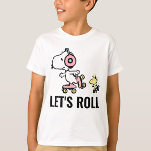 PEANUTS   Snoopy & Woodstock   Let's Roll T-Shirt