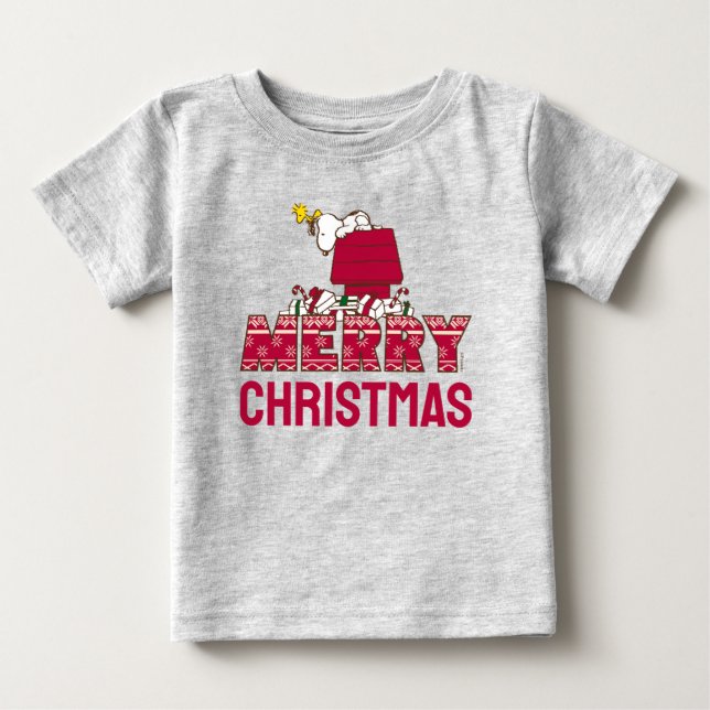 Peanuts | Snoopy & Woodstock Merry Ugly Sweater (Front)