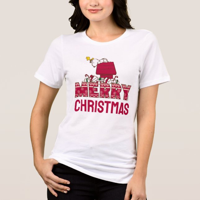 Peanuts | Snoopy & Woodstock Merry Ugly Sweater (Front)
