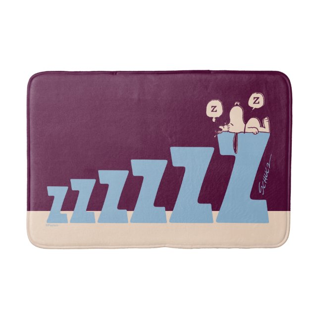 Peanuts | Snoopy & Woodstock Nap Bath Mat (Front)