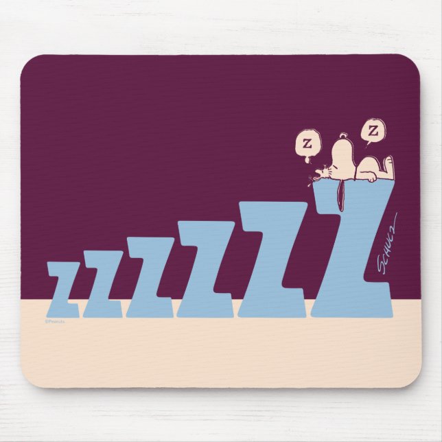 Peanuts | Snoopy & Woodstock Nap Mouse Mat (Front)