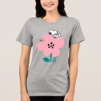 Peanuts | Snoopy & Woodstock Nap on Pink Flower