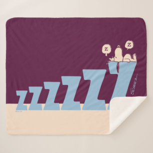 Peanuts   Snoopy & Woodstock Nap Sherpa Blanket