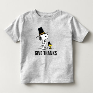 Peanuts Snoopy & Woodstock Pilgrim Toddler T-Shirt