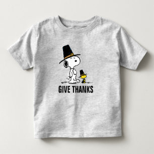 Peanuts Snoopy & Woodstock Pilgrim Toddler T-Shirt