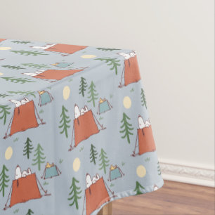 Peanuts   Snoopy & Woodstock Pitching Tents Tablecloth