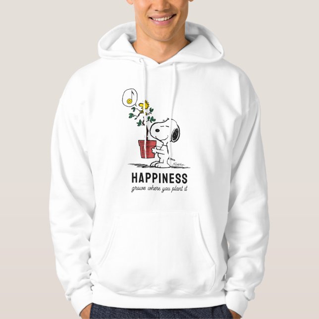 Peanuts | Snoopy & Woodstock Plant A Tree Hoodie (Front)