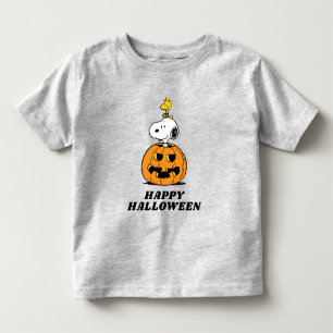 Peanuts Snoopy & Woodstock Pop-up Pumpkin Toddler T-Shirt
