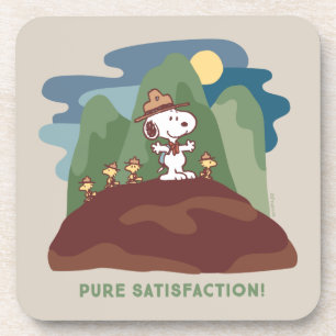 Peanuts Snoopy & Woodstock Pure Satisfaction Coaster