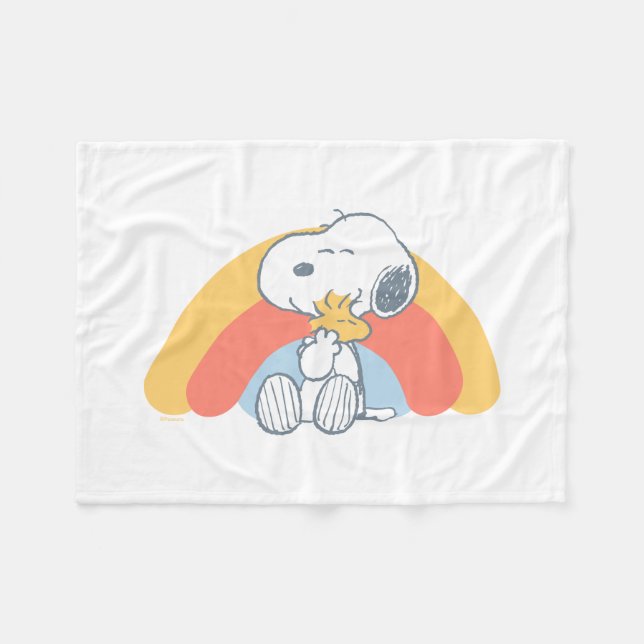 Peanuts | Snoopy & Woodstock Rainbow Baby Fleece B (Front (Horizontal))