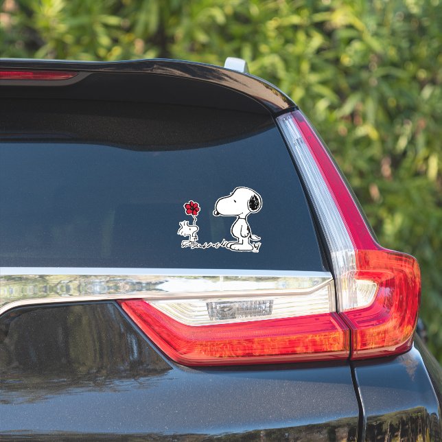 Peanuts | Snoopy & Woodstock Red & Black (Car Side)