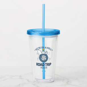 Peanuts Snoopy & Woodstock Road Trip Acrylic Tumbler