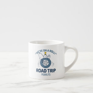 Peanuts Snoopy & Woodstock Road Trip Espresso Cup