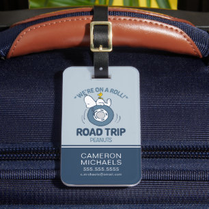 Peanuts   Snoopy & Woodstock Road Trip Luggage Tag