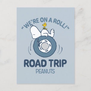 Peanuts   Snoopy & Woodstock Road Trip Postcard
