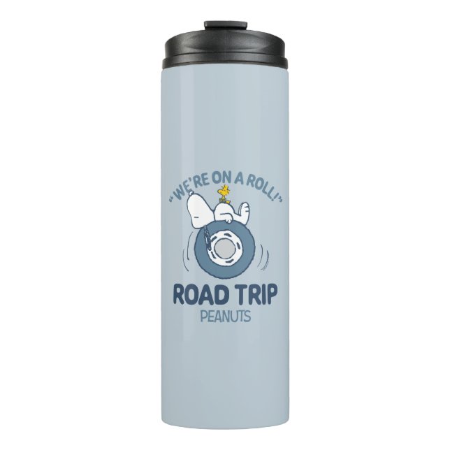 Peanuts | Snoopy & Woodstock Road Trip Thermal Tumbler (Front)