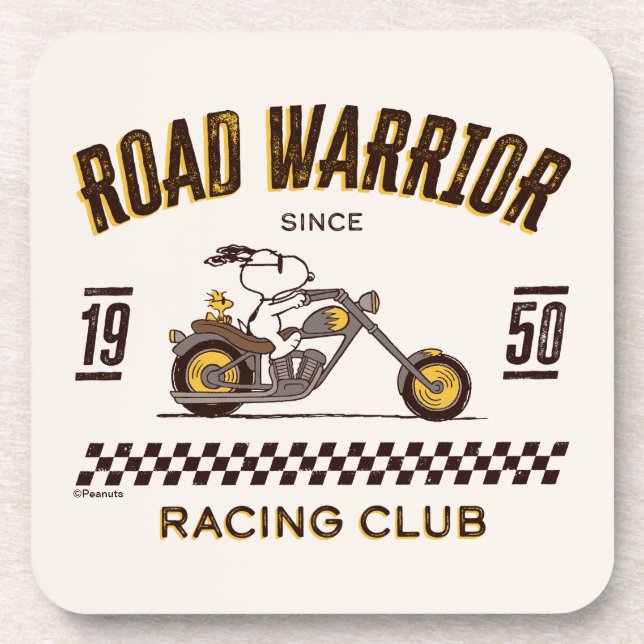 Peanuts | Snoopy & Woodstock Road Warriors Coaster (Front)