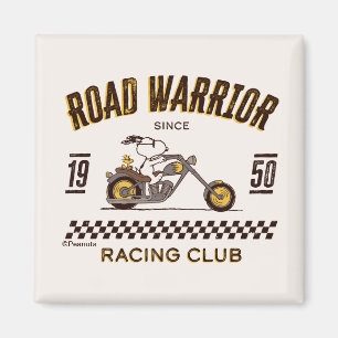 Peanuts Snoopy & Woodstock Road Warriors Magnet