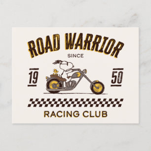 Peanuts   Snoopy & Woodstock Road Warriors Postcard