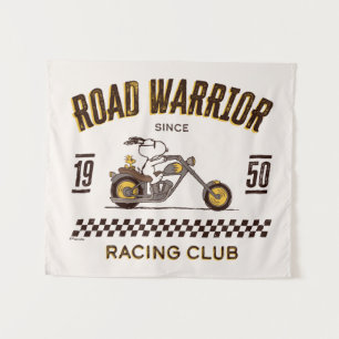 Peanuts   Snoopy & Woodstock Road Warriors Tapestry