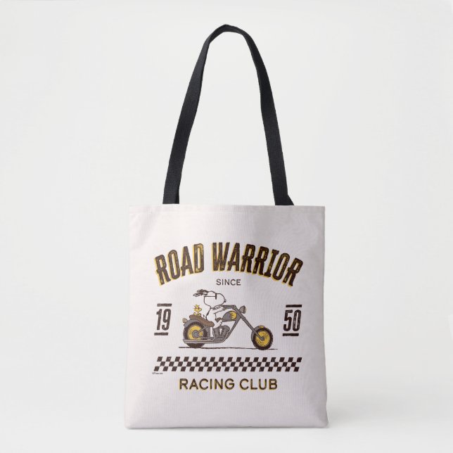 Peanuts | Snoopy & Woodstock Road Warriors Tote Bag (Front)