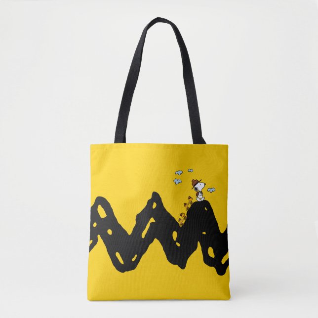 Peanuts | Snoopy & Woodstock Scout Troop Hike Tote Bag (Front)